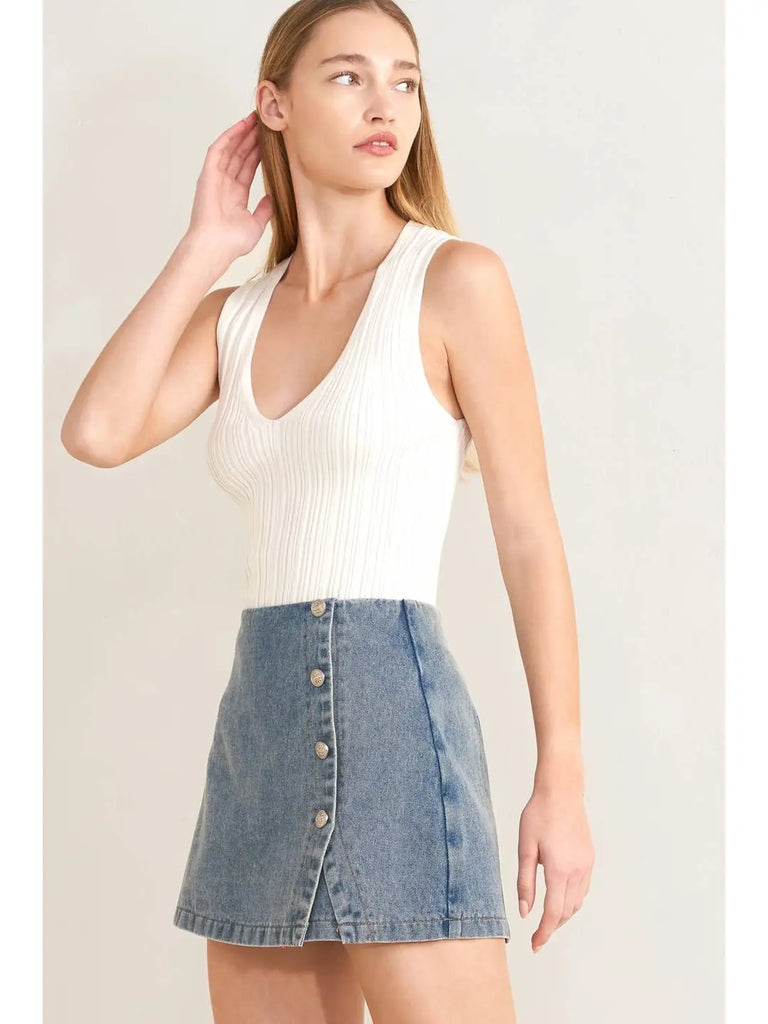 Ilee Washed Skort