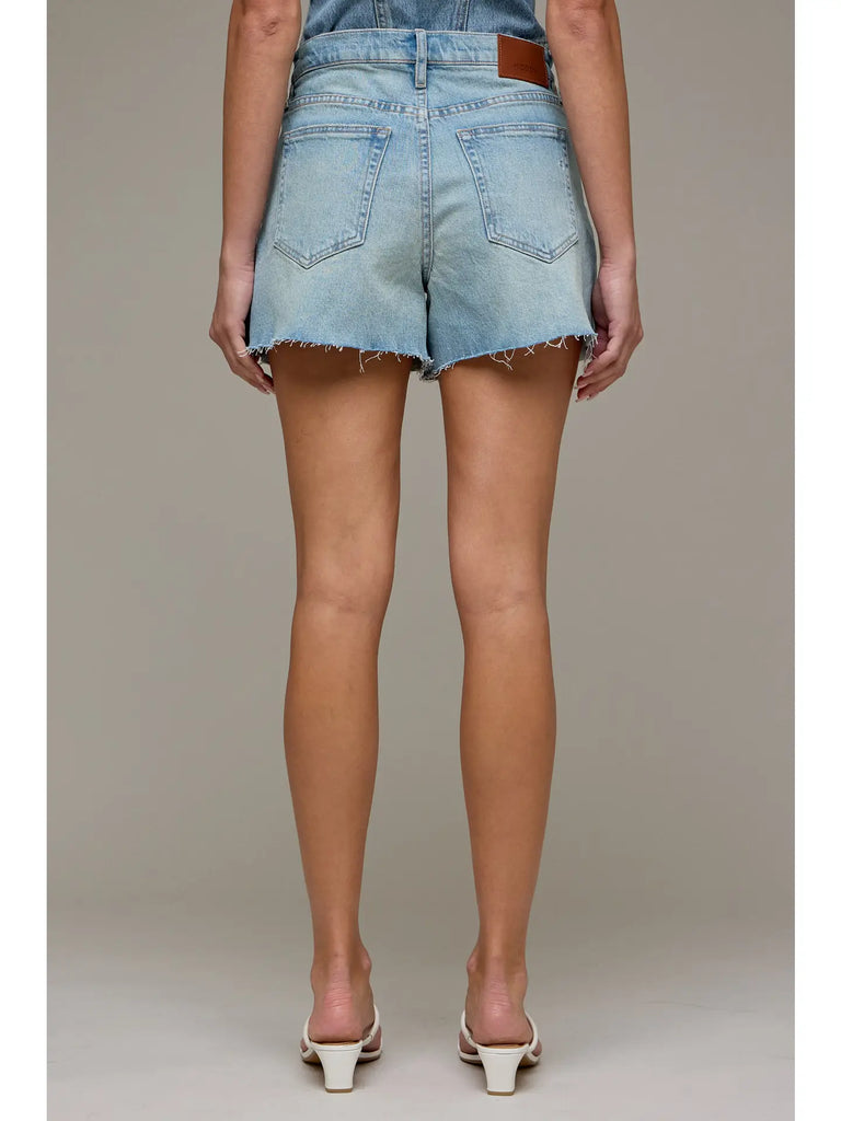 Jillian Raw Hem A Line Shorts