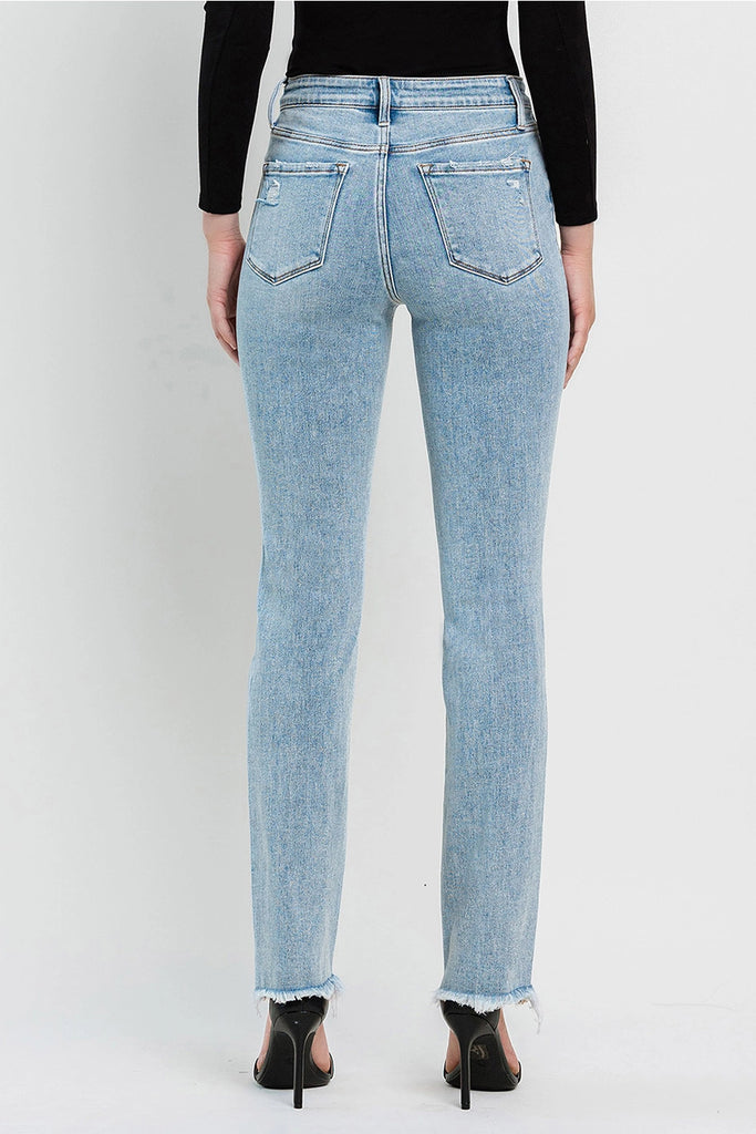 Pamper High Rise Straight Jeans