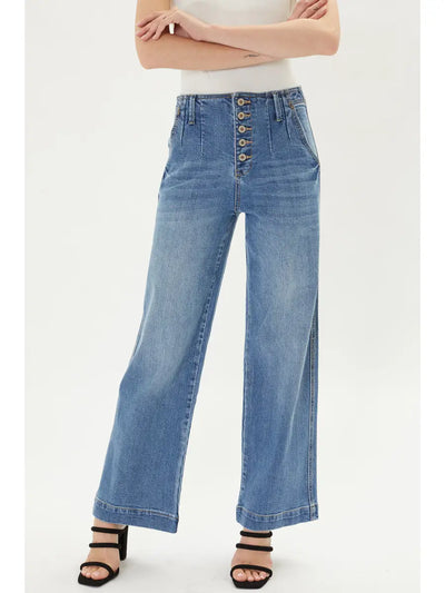 Summer Button Fly Jeans