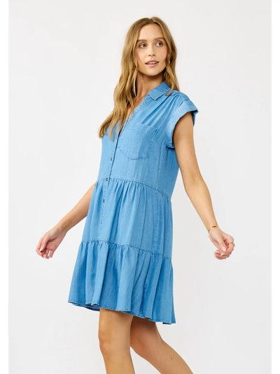 Light Wash Tercel Dress