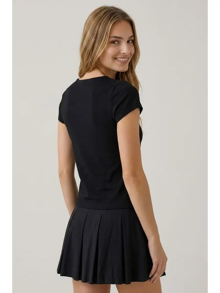 Square Neck Stretch Top