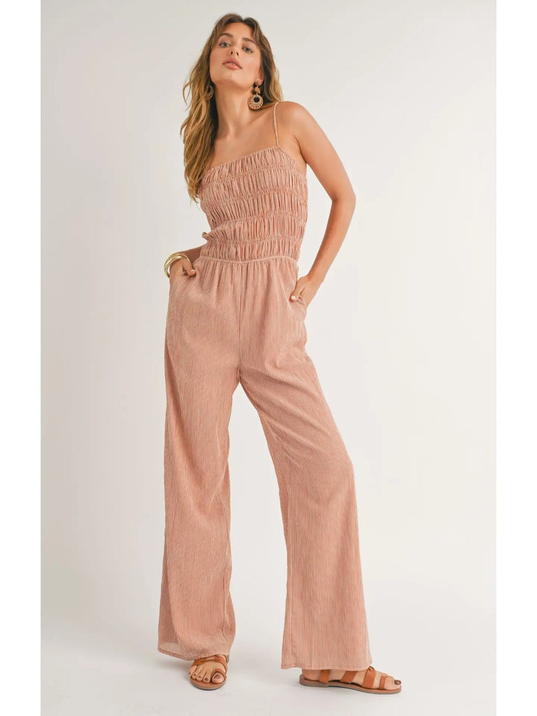 Canyon Land Open Back Jumpsuit