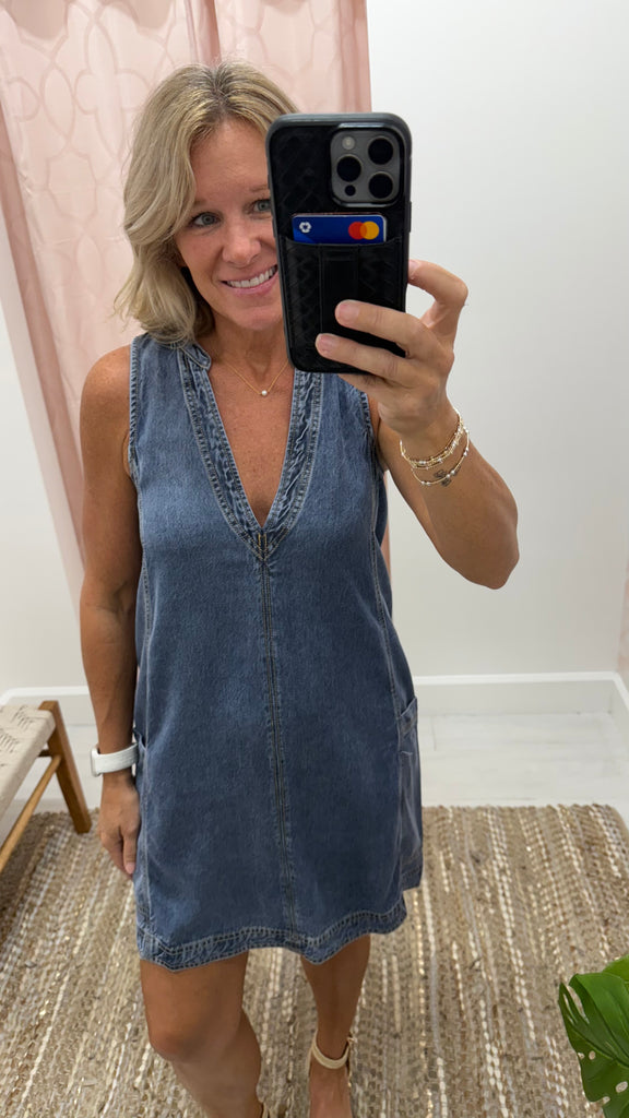 Chelsea Indigo Dress