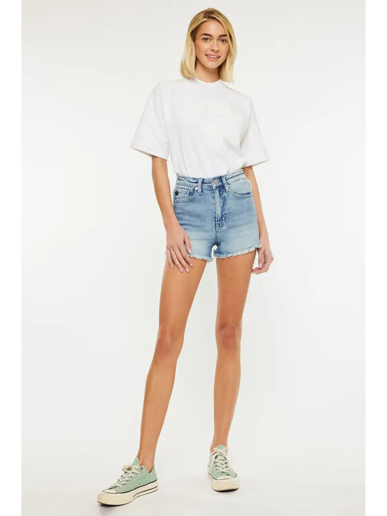 Luna Detailed Denim Shorts