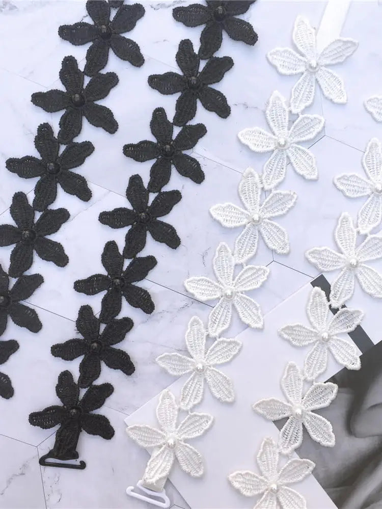 Flower Pearl Bra Strap Replacement