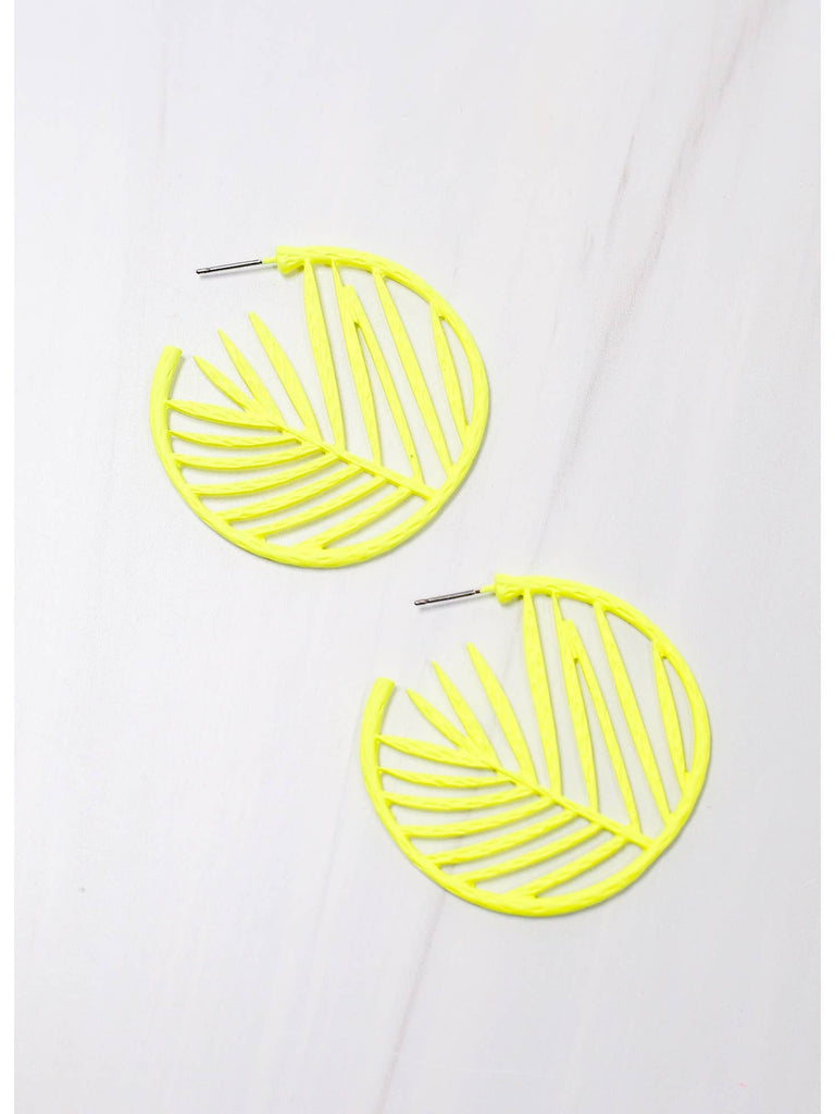 Colombo Cutout Hoop Earring