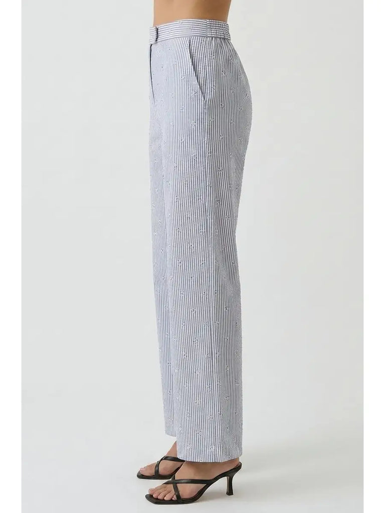 Textured Linen Pants