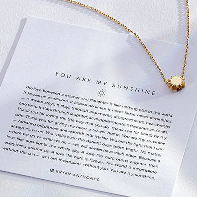 You Are My Sunshine Icon Necklace