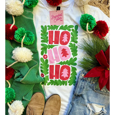 Ho Ho Ho Greenery Tee