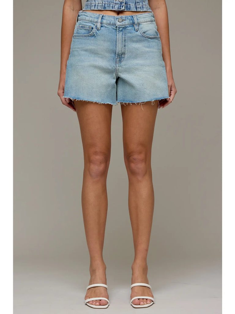 Jillian Raw Hem A Line Shorts