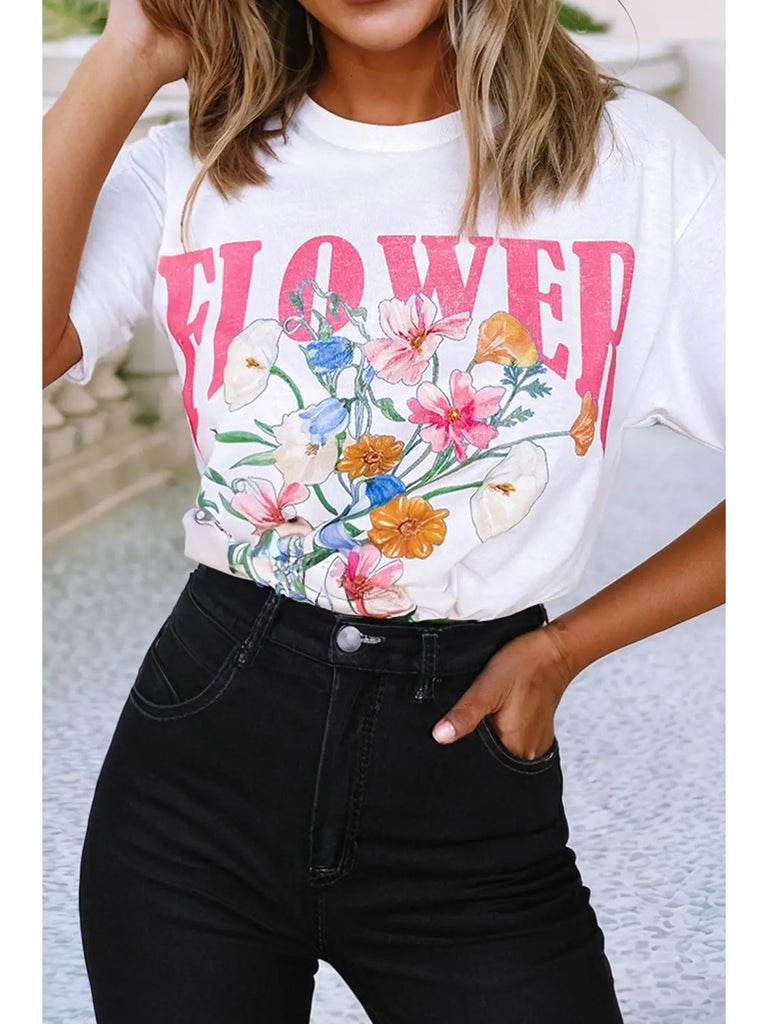 Flower Market Graphic Tee
