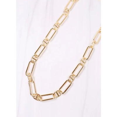 Loew Link Necklace Gold