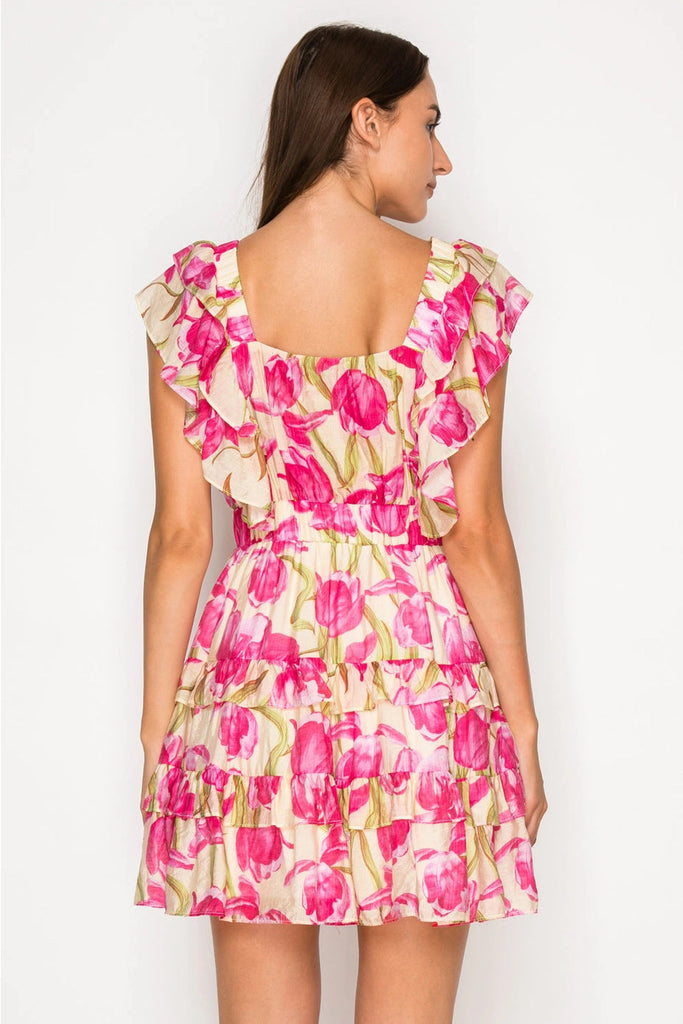 Lonian's Bloom Ruffle Dress