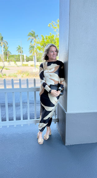 Fall Stroll Midi Dress