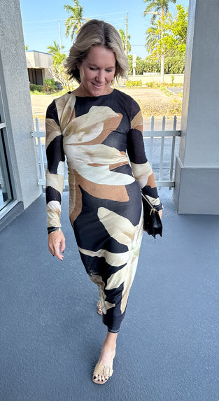 Fall Stroll Midi Dress