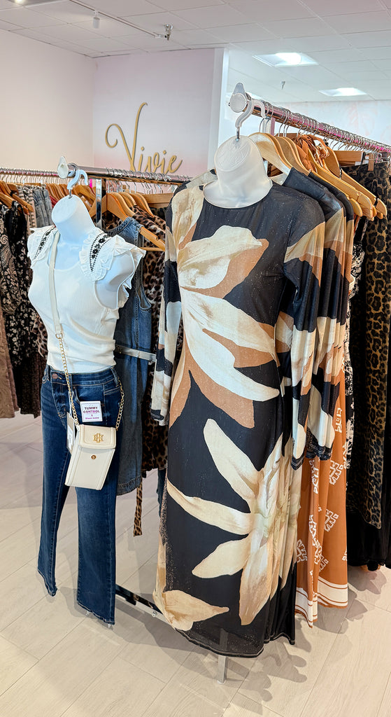 Fall Stroll Midi Dress