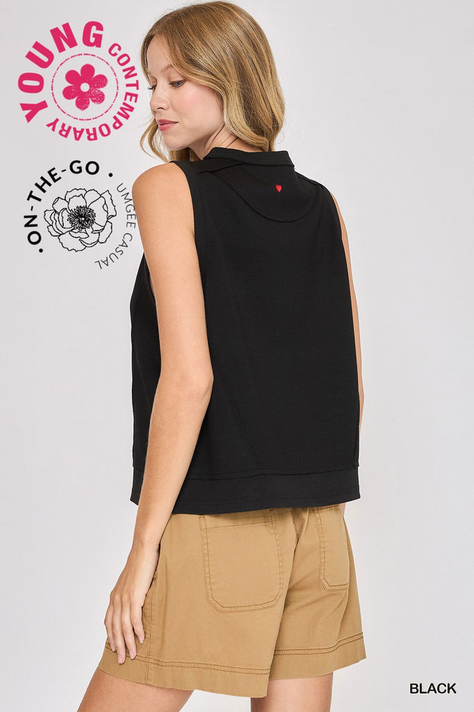 Robbie Sleeveless Luxeknit Cropped Top