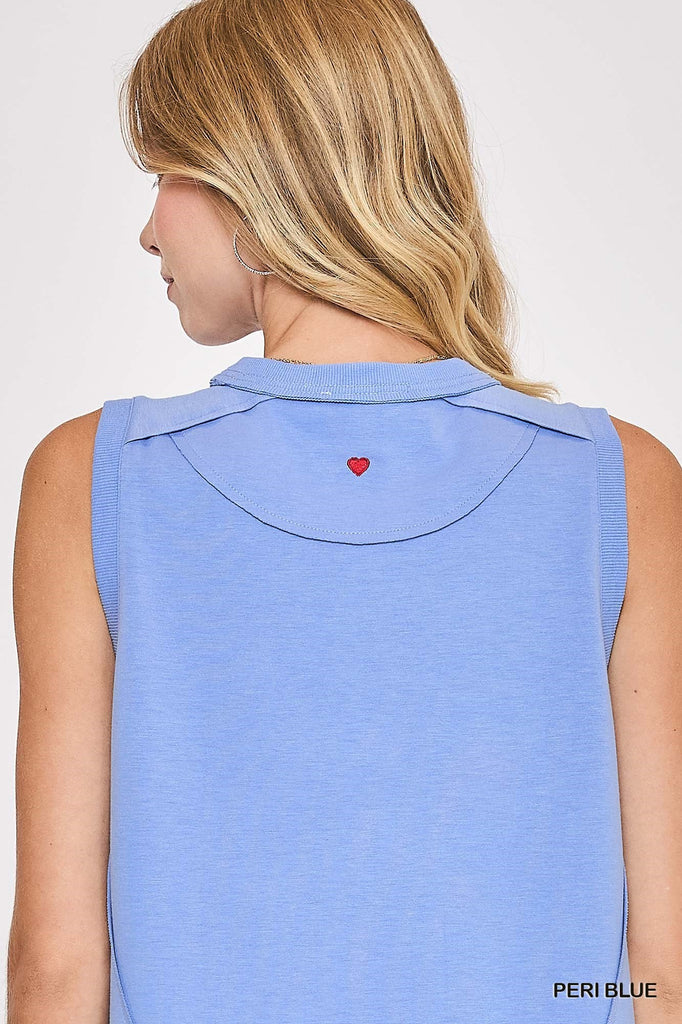 Robbie Sleeveless Luxeknit Cropped Top