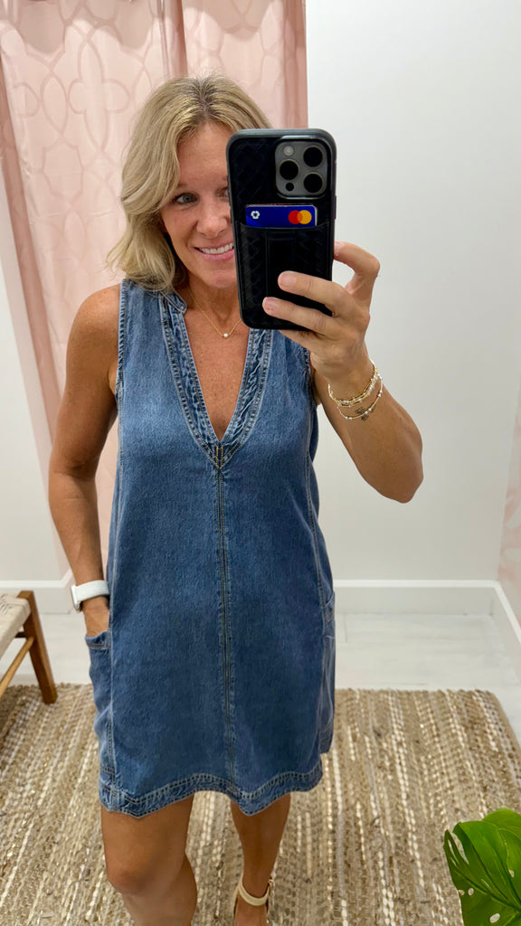 Chelsea Indigo Dress