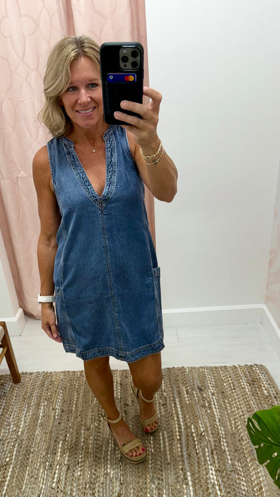 Chelsea Indigo Dress
