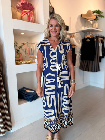 Mediterranean Maxi Dress