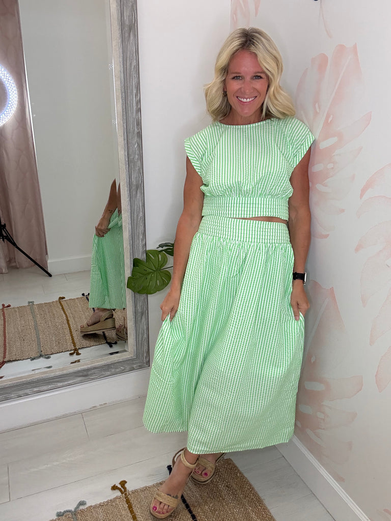 Verde Stripe Set