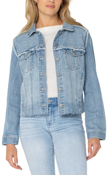 Frayed Trucker Jacket