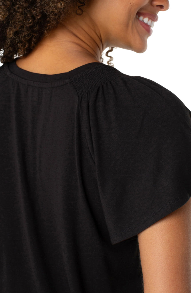 Gigi Flutter Sleeve Knit Top