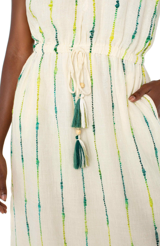 Lauren Midi Dress With Smocked Waist