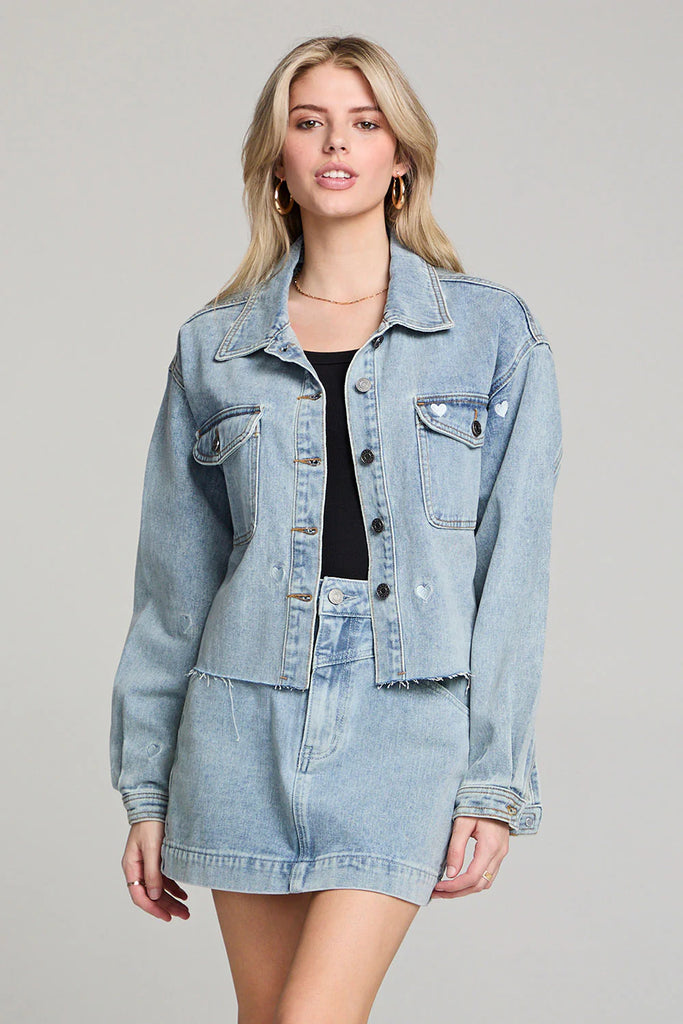 Sofia Heart Jean Jacket