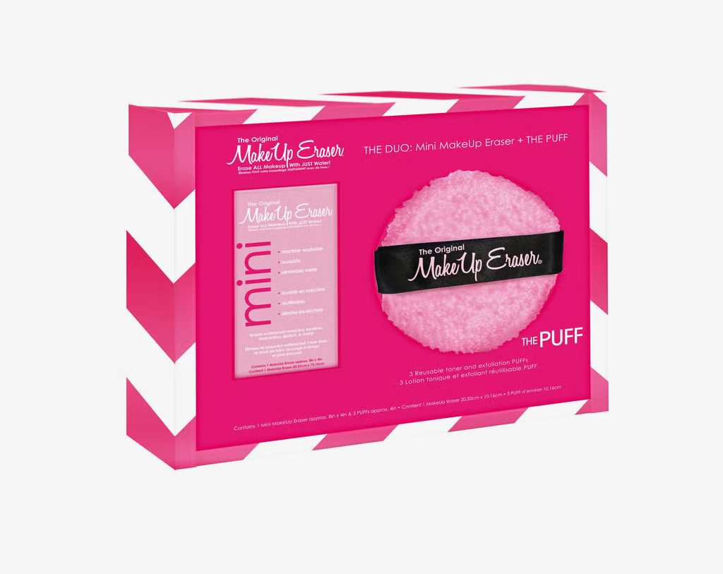 he Duo: Mini MakeUp Eraser + the Puff | Holiday Gift Set
