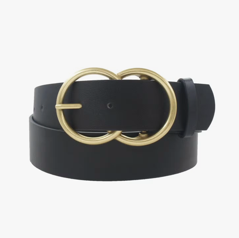 Thick Double Ring Belt