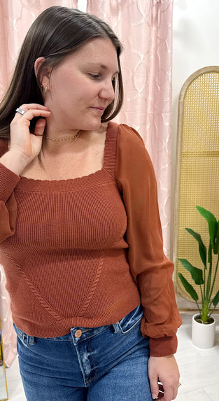 Karis Scalloped Sweater
