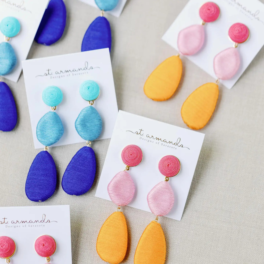 Ombre Lido Statement Drop Earrings