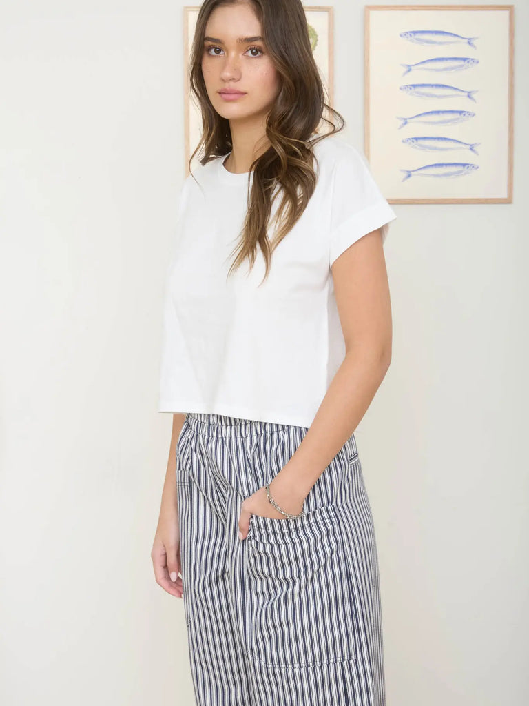 Washed Boxy Knit Top