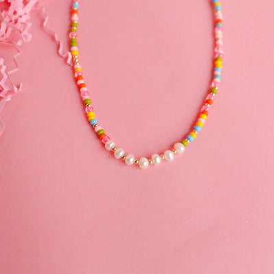 Tatum Multicolor Pearl Necklace