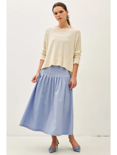 Boat Neck Lightweight Top