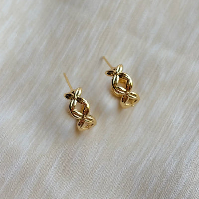 Criss-Cross Hoop Earrings