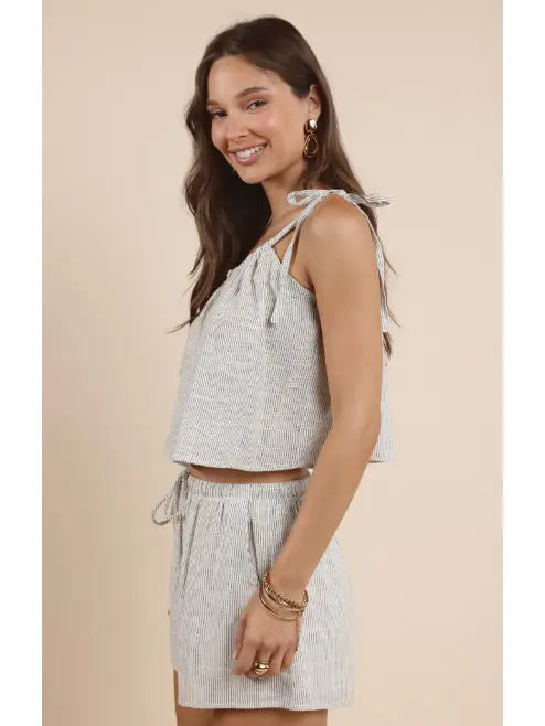 Mojave Tie Strap Button Tank