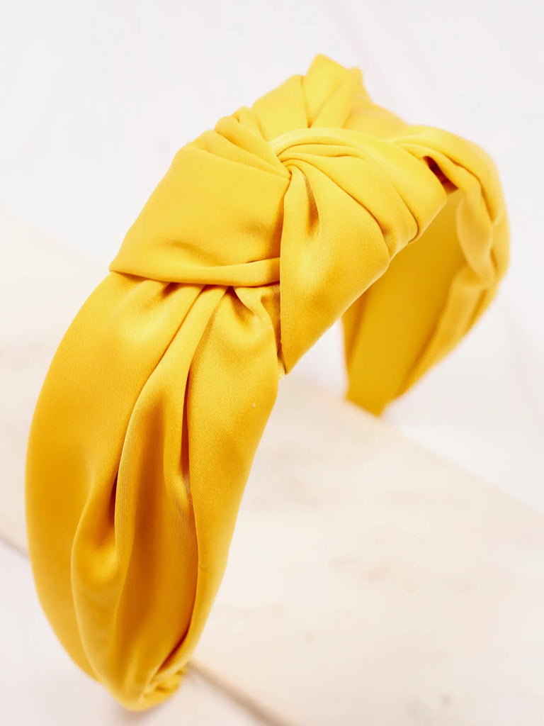 Hillcrest Knot Headband Mustard
