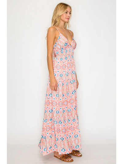 Sunset Tapestry Maxi Dress