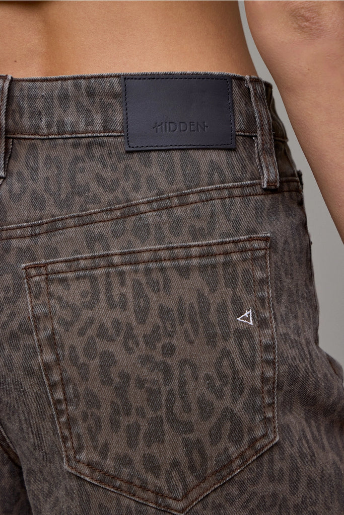 Riley Brown Cheetah High Rise 3" Inseam Shorts
