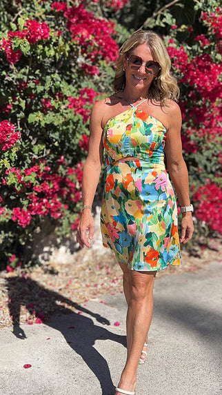 Floral Fantasia Mini Dress