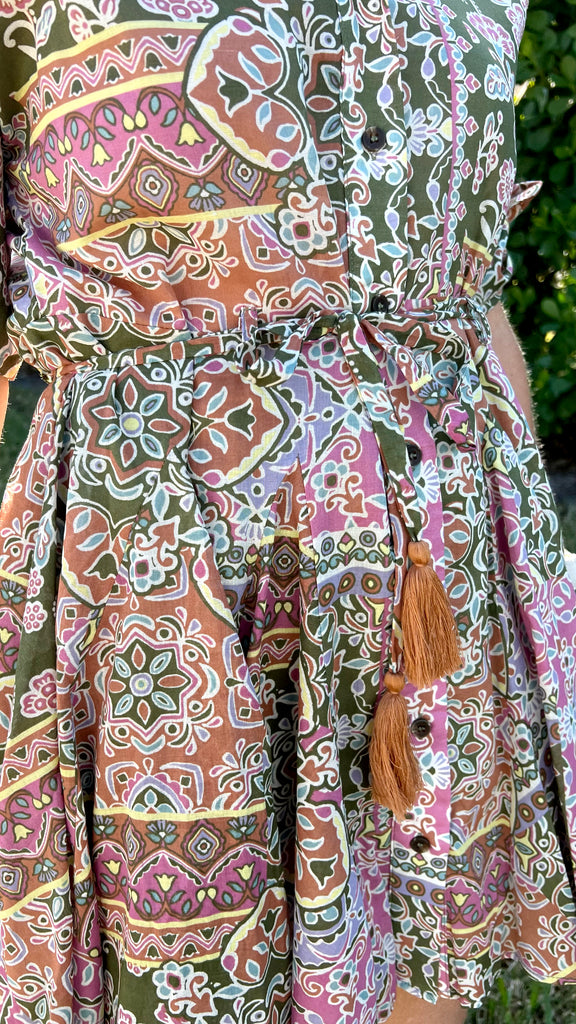 Extra Flared Hem Mini Dress