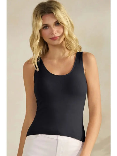 Women's Reversible Seamless Tank with Built-in Bra