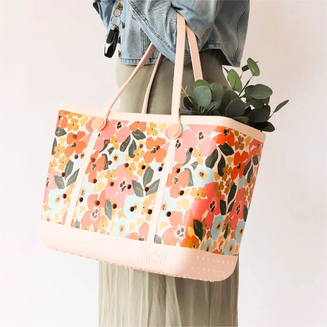 Kate spade floral tote bag hot sale