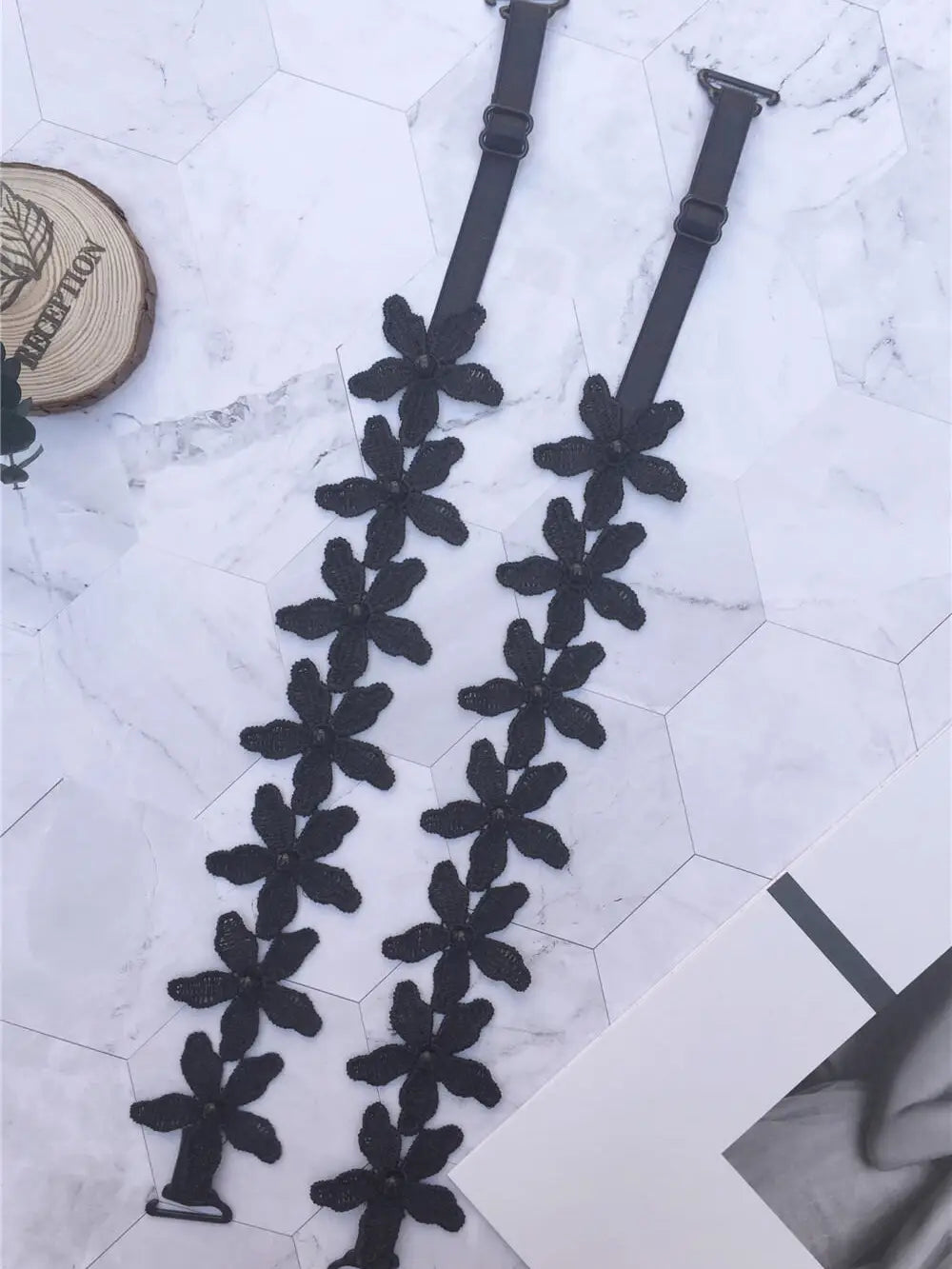 Flower Pearl Bra Strap Replacement