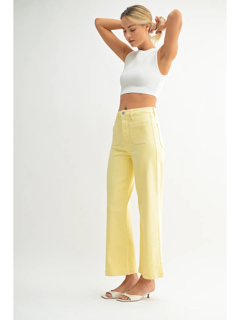 Sunshine Patch Pocket Wide Leg