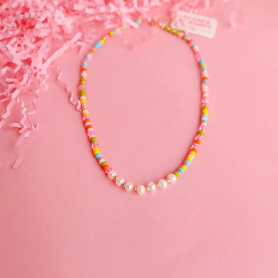 Tatum Multicolor Pearl Necklace